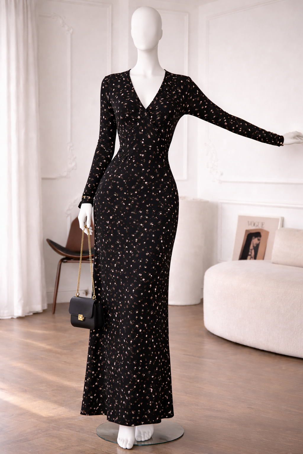 Gepunktetes Kleid